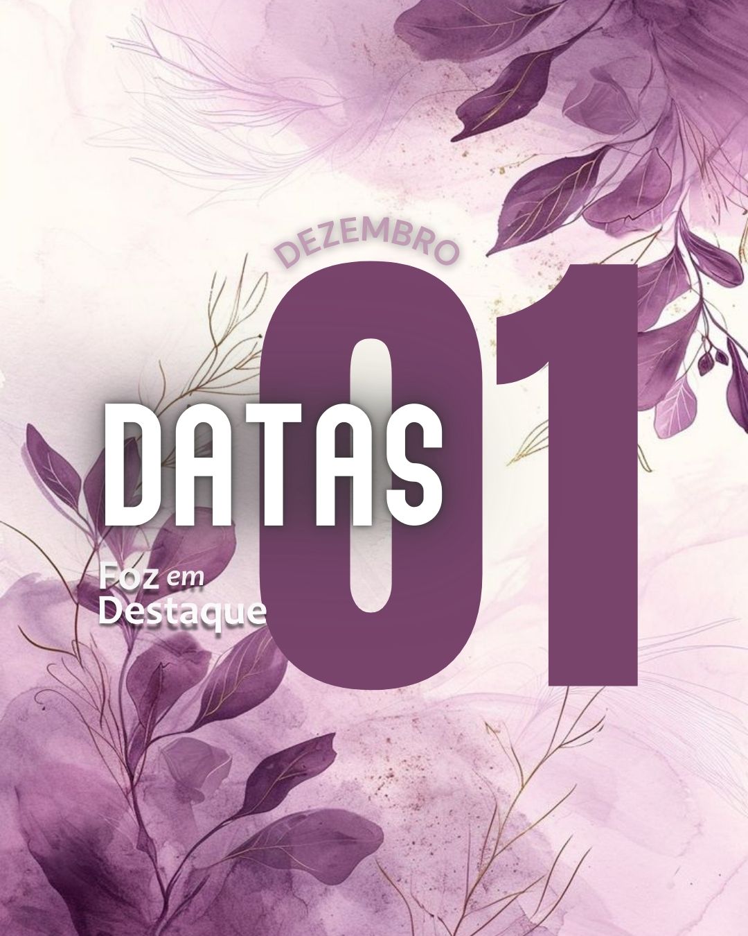 Datas 01 de dezembro 2024 4