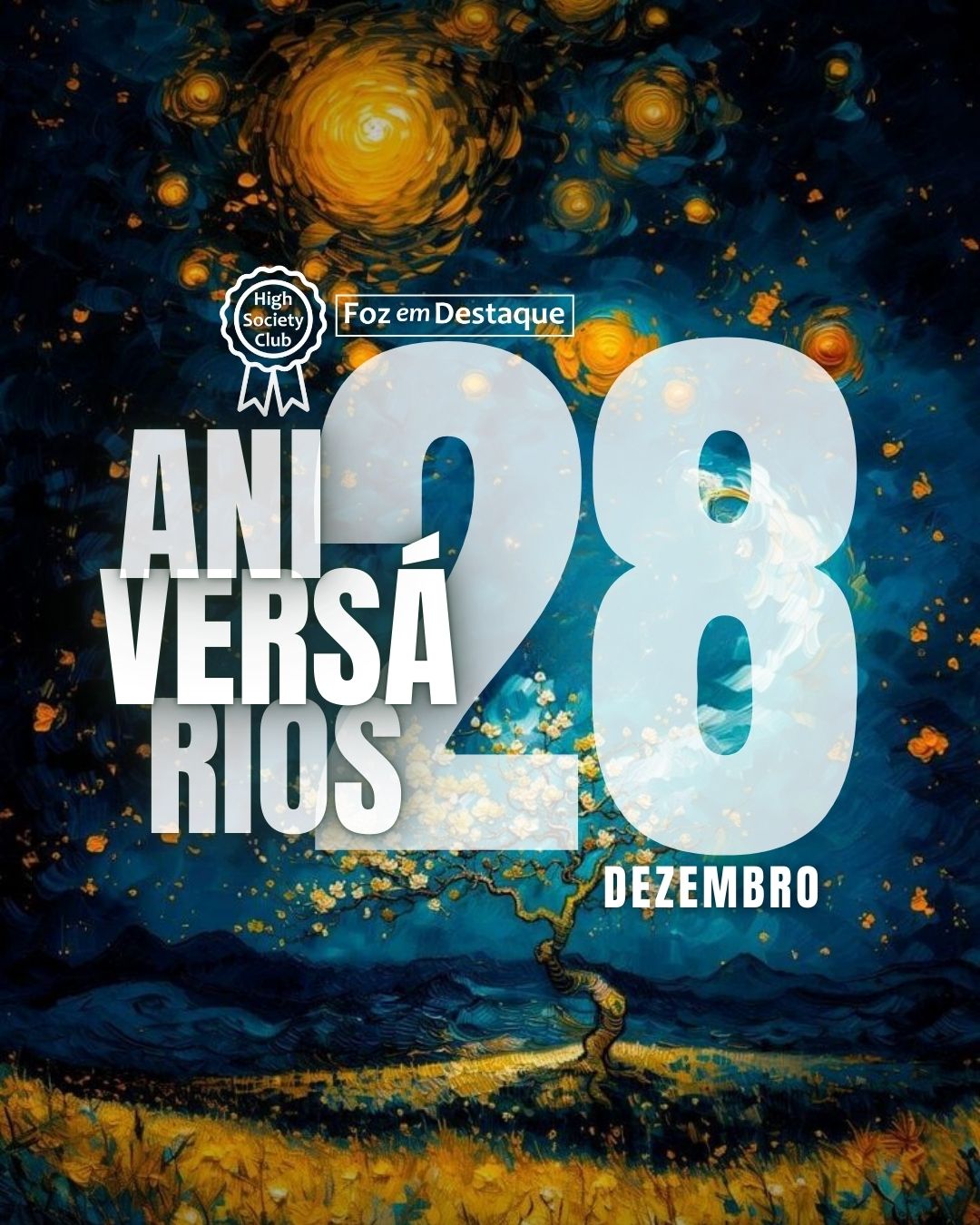 Aniversários 28 de Dezembro 2024 8