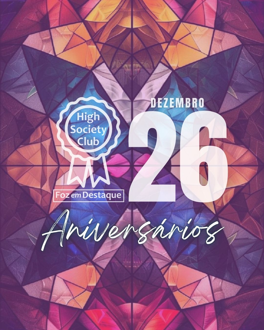 Aniversários 26 de Dezembro 2024 9