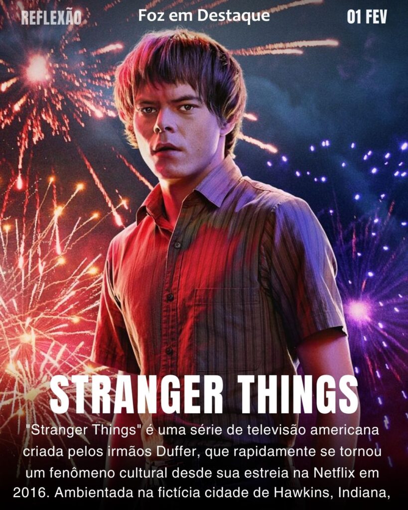 “Alguns erros você comete uma vez, outras vezes eles te definem.” (Jonathan Byers - Stranger Things)
Reflexão 01 de fevereiro 2025 Foz em Destaque "Sua Vida mais divertida!!!"