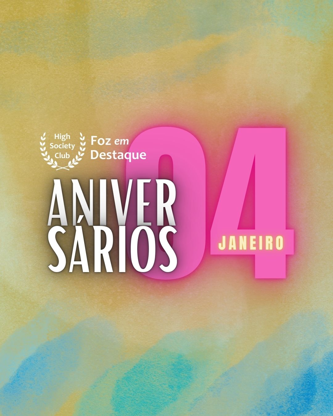 Aniversários 04 de Janeiro 2025 8
