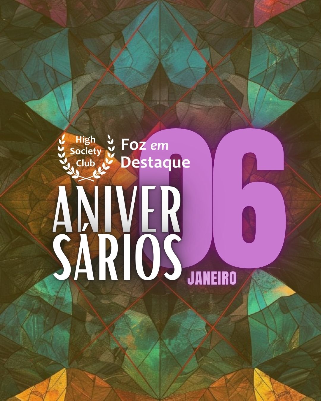 Aniversários 06 de Janeiro 2025 9