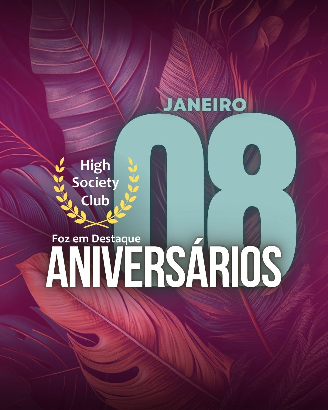 Aniversários 08 de Janeiro 2025 9