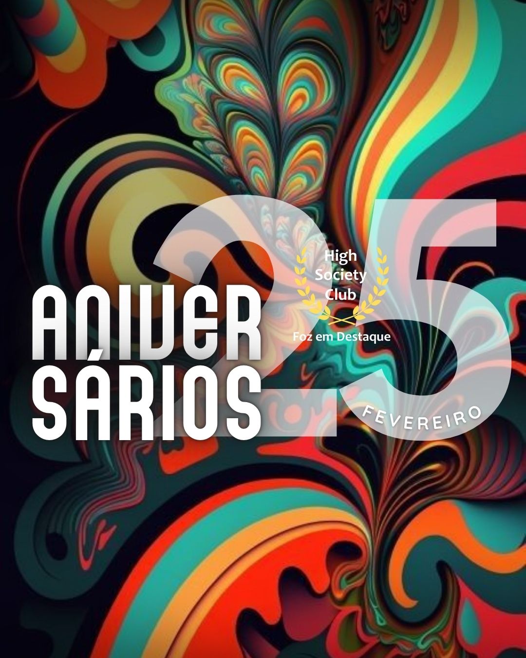 Aniversários 25 de Fevereiro 2025 25 Fev