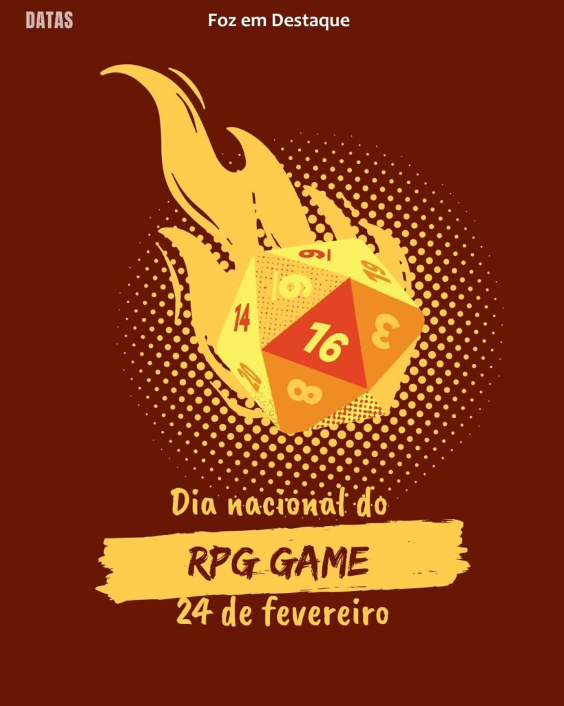 Promulgação da Primeira Constituição Republicana - Dia da Conquista do Voto Feminino no Brasil - Dia Nacional do RPG
Datas 24 de Fevereiro 2025 Foz em Destaque "Sua Vida mais divertida"