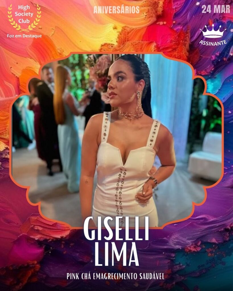 Fernanda Carvalho
Sociedade
Aniversários 24 março 2025 Foz em Destaque High Society Club