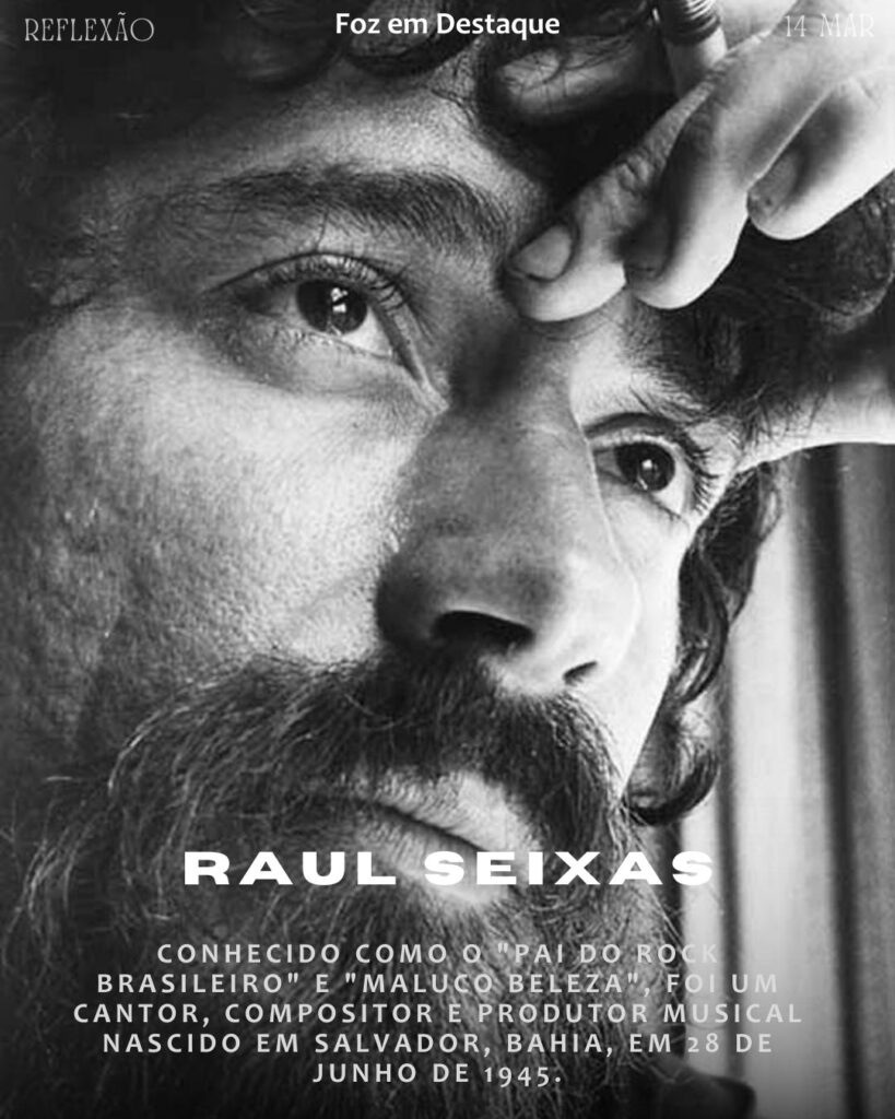"A arte de ser louco é jamais cometer a loucura de ser um sujeito normal".
(Raul Seixas)
Reflexão 14 de março 2025 Foz em Destaque "Sua Vida mais divertida!!!"