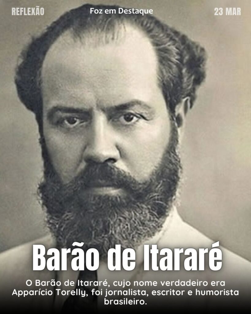 "Os vivos são e serão sempre, cada vez mais, governados pelos mais vivos." (Barão de Itararé)
Reflexão 23 de março 2025 Foz em Destaque "Sua Vida mais divertida!!!"