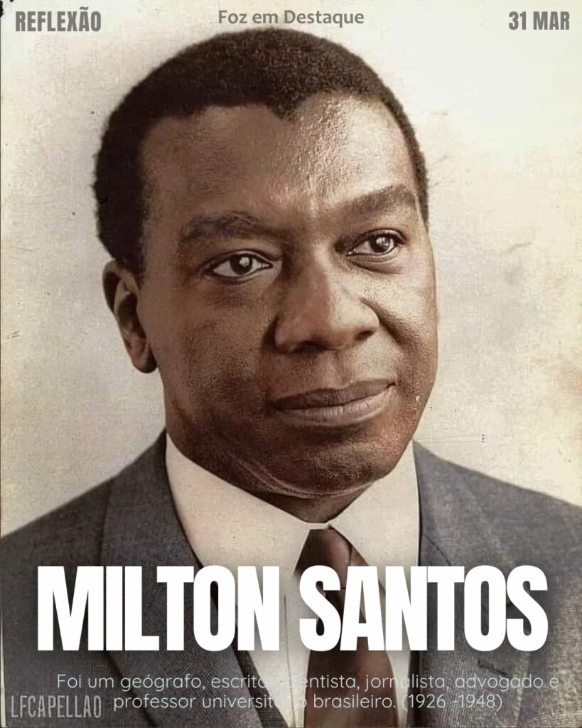 "A força da alienação vem dessa fragilidade dos indivíduos, quando apenas conseguem identificar o que os separa e não o que os une."  (Milton Santos)
Reflexão 31 de março 2025 Foz em Destaque "Sua Vida mais divertida".