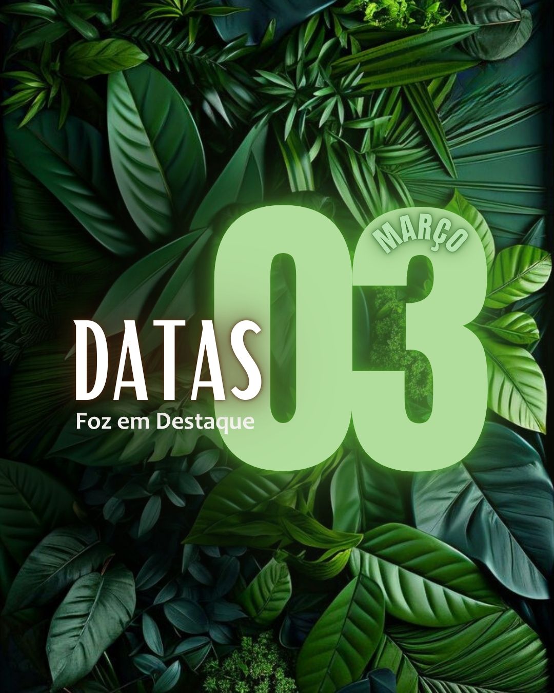 Datas 03 de março 2025 4