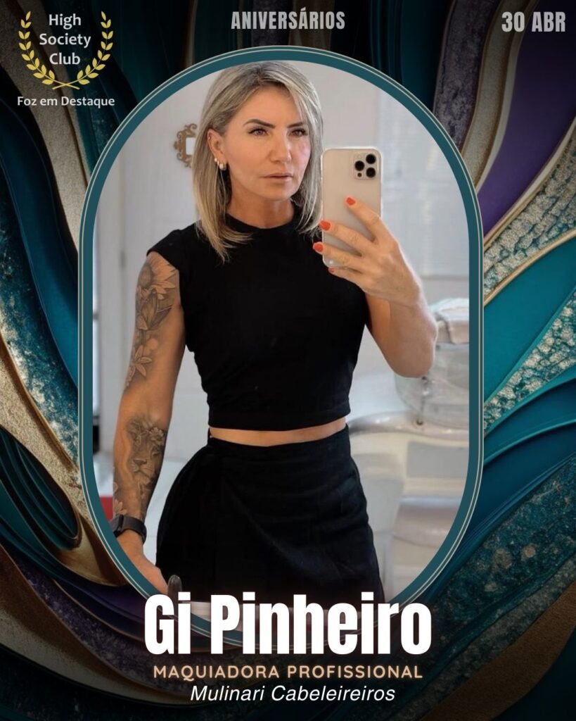 Gi Pinheiro
Maquiadora Profissional - Mulinari Cabeleireiros