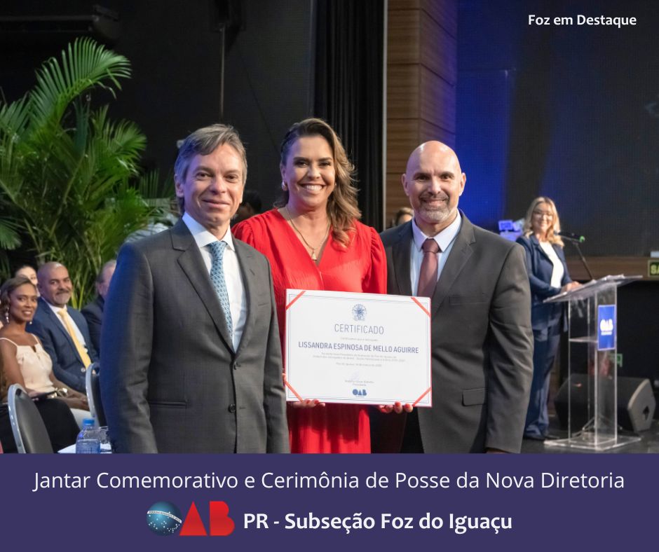 POSSE OAB FOZ STATEREZINHA Dr. Rogério Oscar Botelho - Dra. Graciela Iurk Marins
