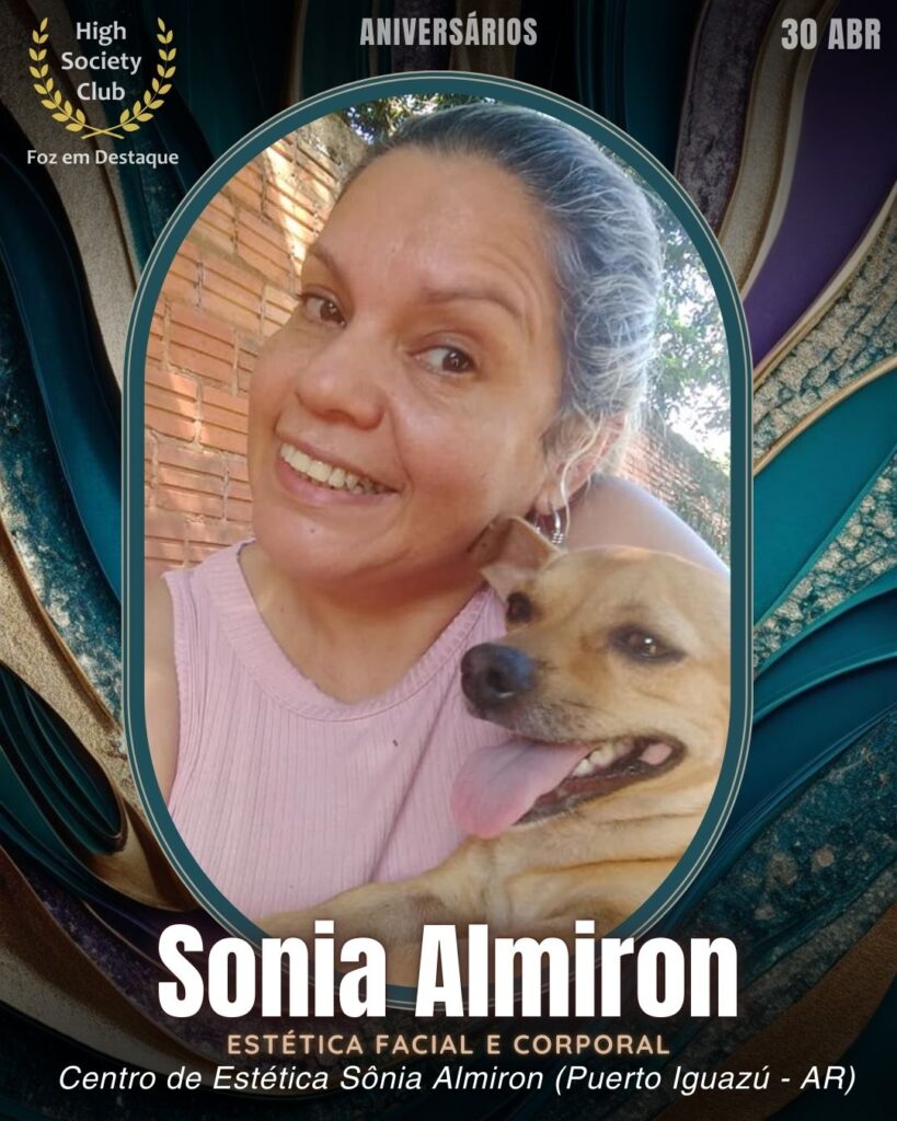 Sonia Almiron
Estética Facial e Corporal - Centro de Estética Sônia Almiron (Puerto Iguazú - AR)
HIGH SOCIETY CLUB