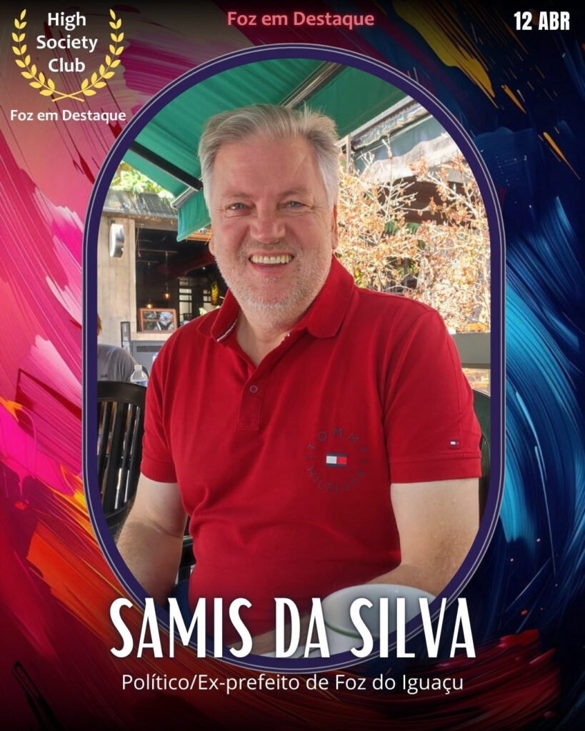 Samis da Silva
Político - Ex-prefeito de Foz do Iguaçu