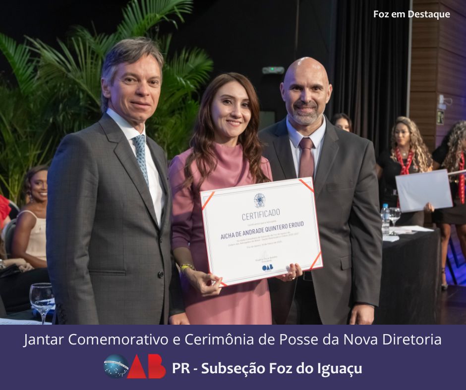 POSSE OAB FOZ STATEREZINHA Dr. Rogério Oscar Botelho - Dra. Graciela Iurk Marins