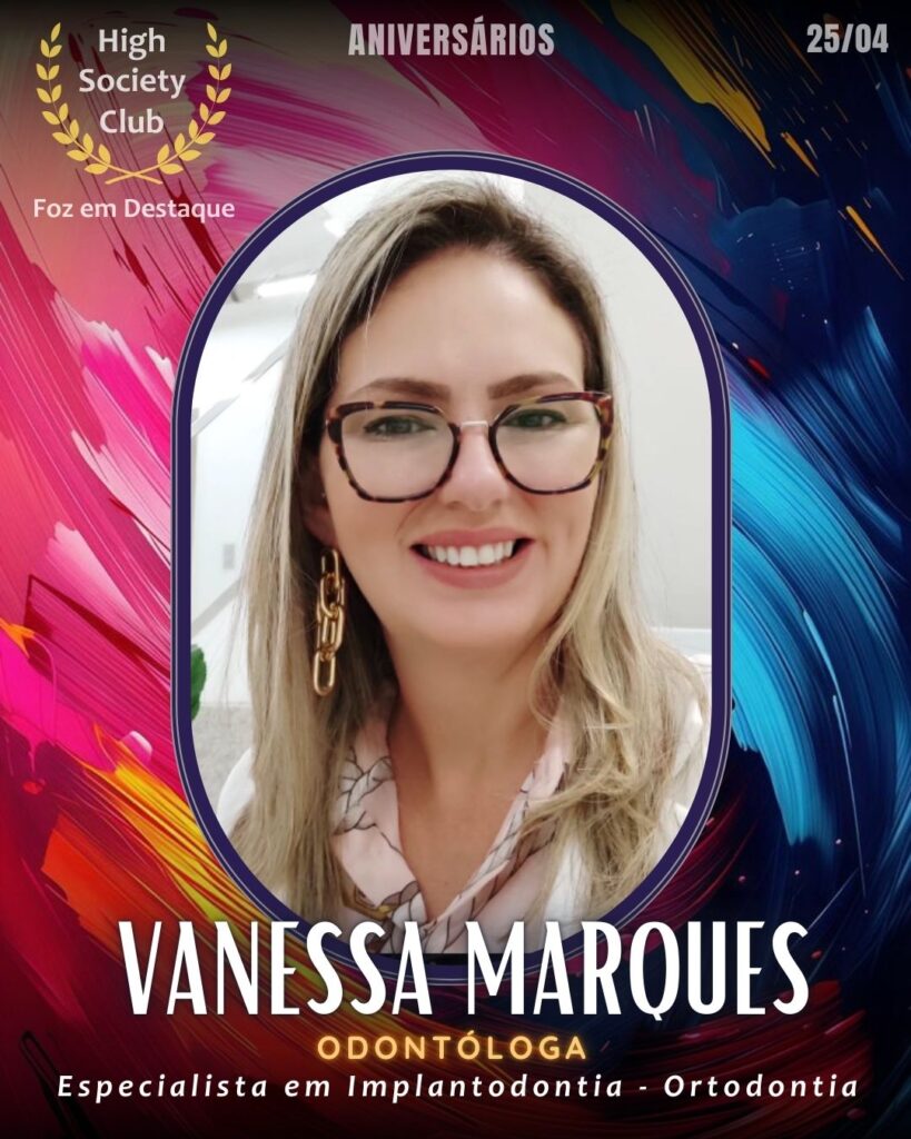 Dra. Vanessa Marques
Odontóloga - Especialista em Implantodontia - Ortodontia