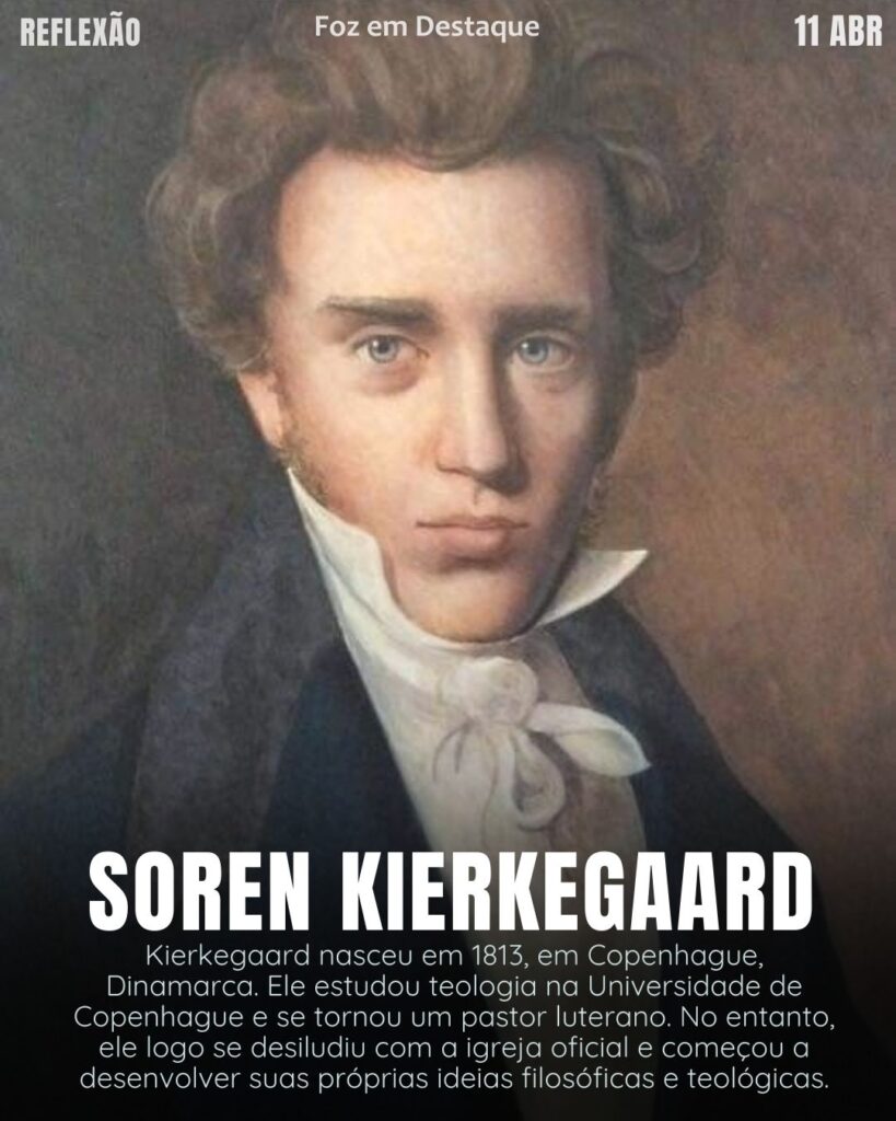"A vida só pode ser compreendida olhando para trás; mas só pode ser vivida olhando para frente." (Soren Kierkegaard)
Reflexão 11 de abril 2025 Foz em Destaque "Sua Vida mais divertida".