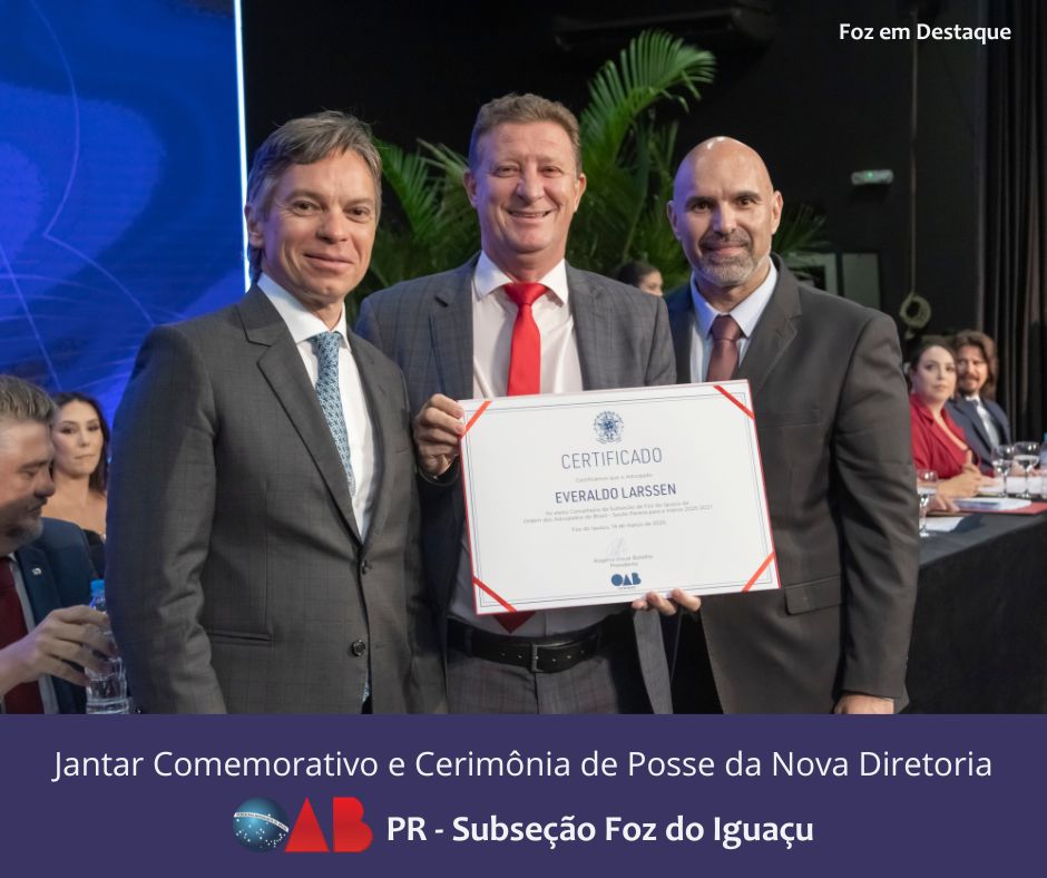 POSSE OAB FOZ STATEREZINHA Dr. Rogério Oscar Botelho - Dra. Graciela Iurk Marins