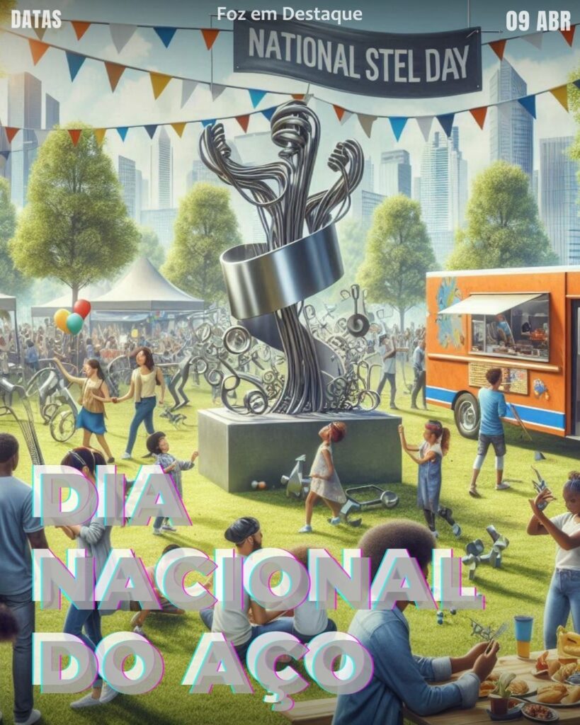 Dia Nacional da Biblioteca - Dia Nacional do Aço
Datas 09 de Abril 2025 Foz em Destaque "Sua Vida mais divertida"