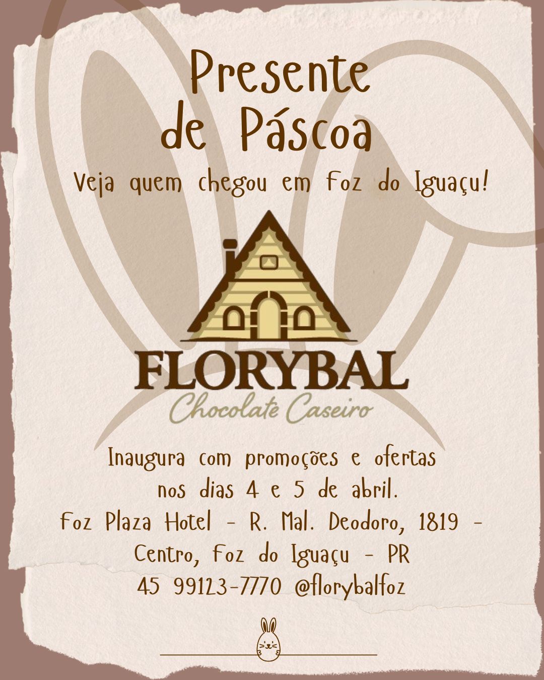 Florybal Chocolates Chega a Foz do Iguaçu PRESENTE PARA A SUA (1)