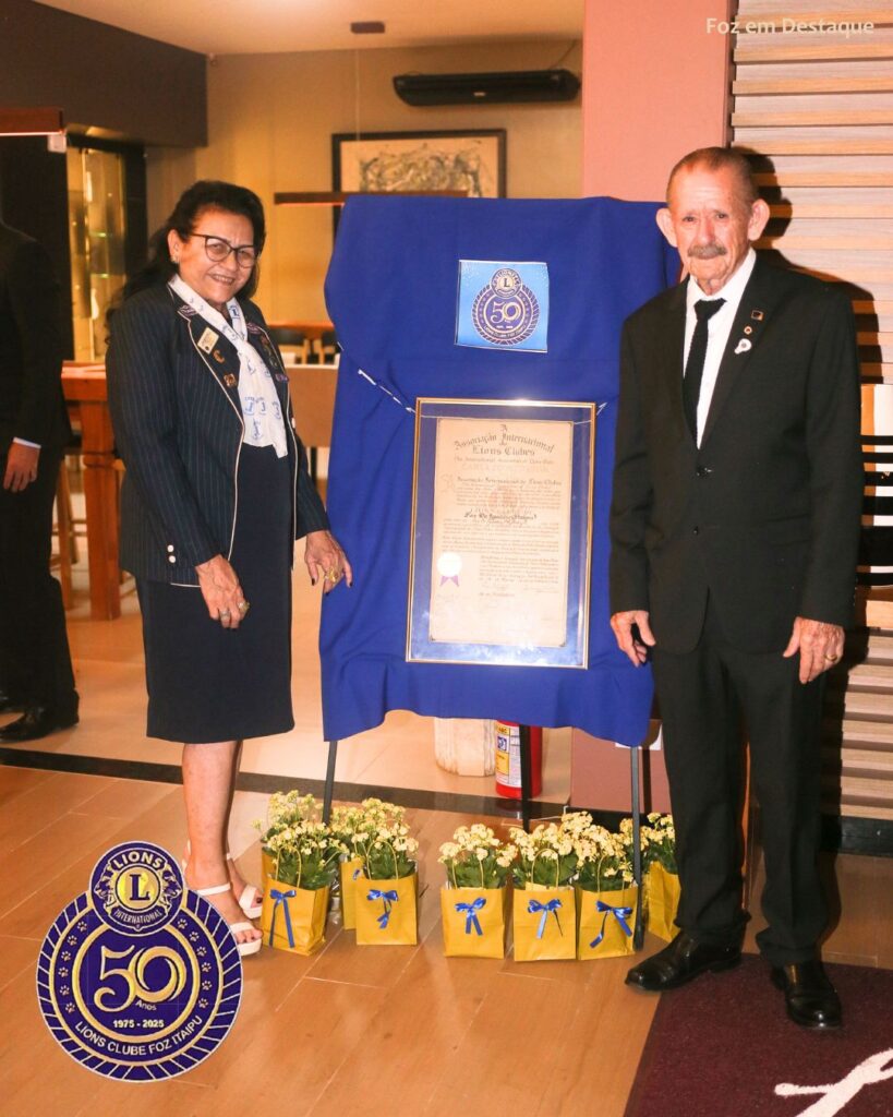 LIONS CLUBE ITAIPU 50 ANOS JORGE STOCKEL E