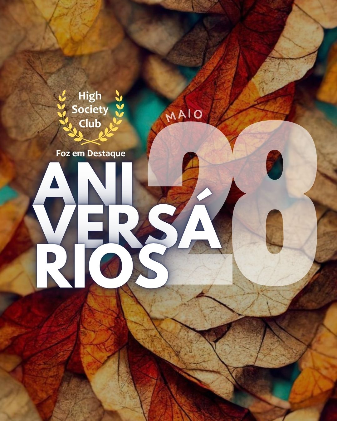 Aniversários 28 de Maio 2025 28 MAI