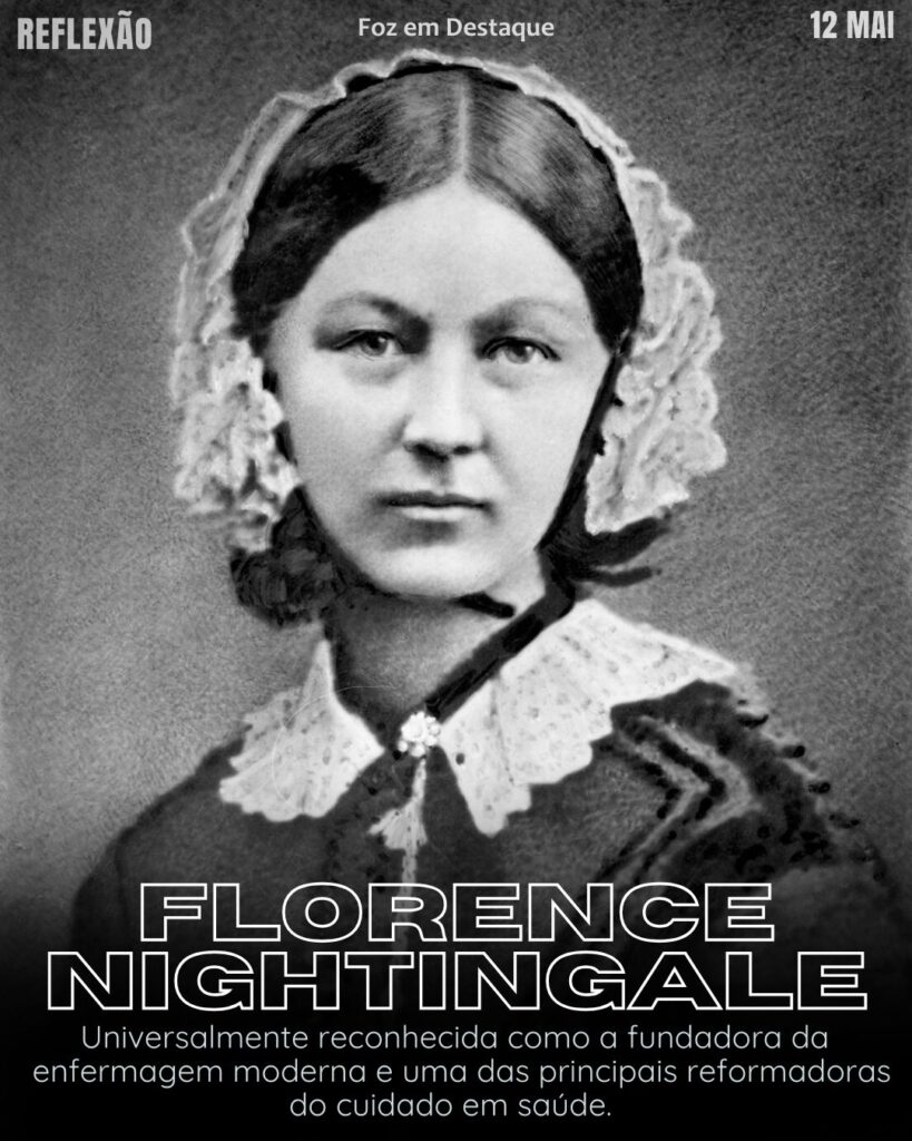 “Eu atribuo meu sucesso a isso: eu nunca dei ou tomei qualquer desculpa”. (Florence Nightingale)
Reflexão 12 de Maio 2025 Foz em Destaque “Sua Vida mais divertida”.