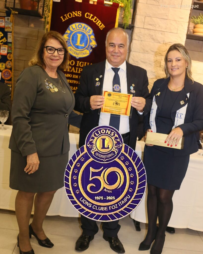 LIONS CLUBE ITAIPU 50 ANOS
BRUNO MIGLIOSI
ALINE MIGLIOSI
CARMEN WOLF