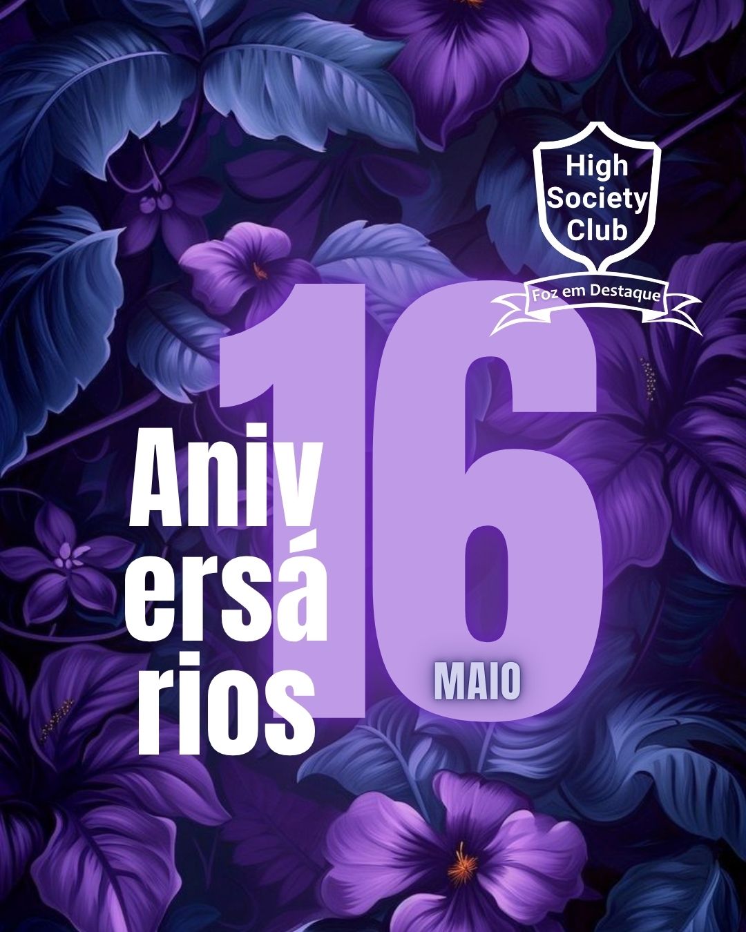 Aniversários 16 de maio 2025 6