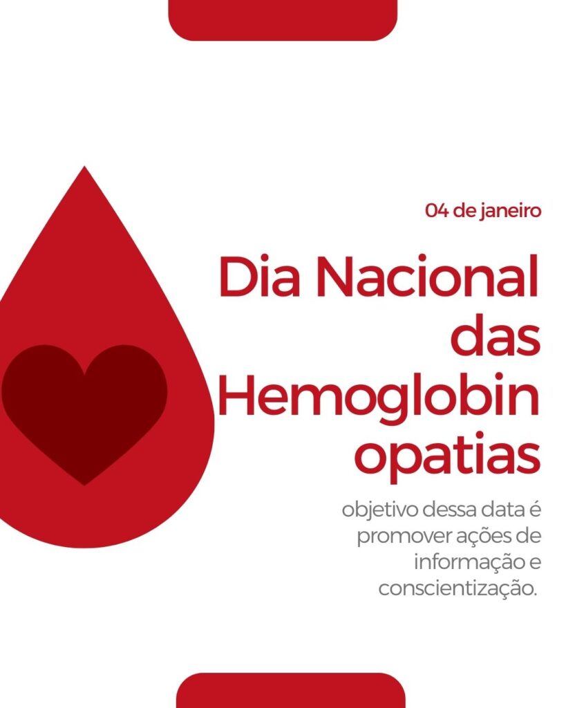 Dia Nacional das emoglobinopatias
Datas 08 de maio 2025