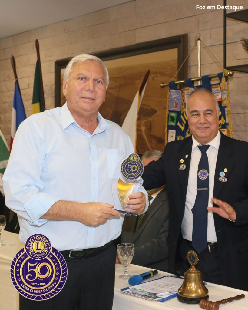 LIONS CLUBE ITAIPU 50 ANOS
ENGENHEIRO CIVIL PAULO MACDONALD GHISI