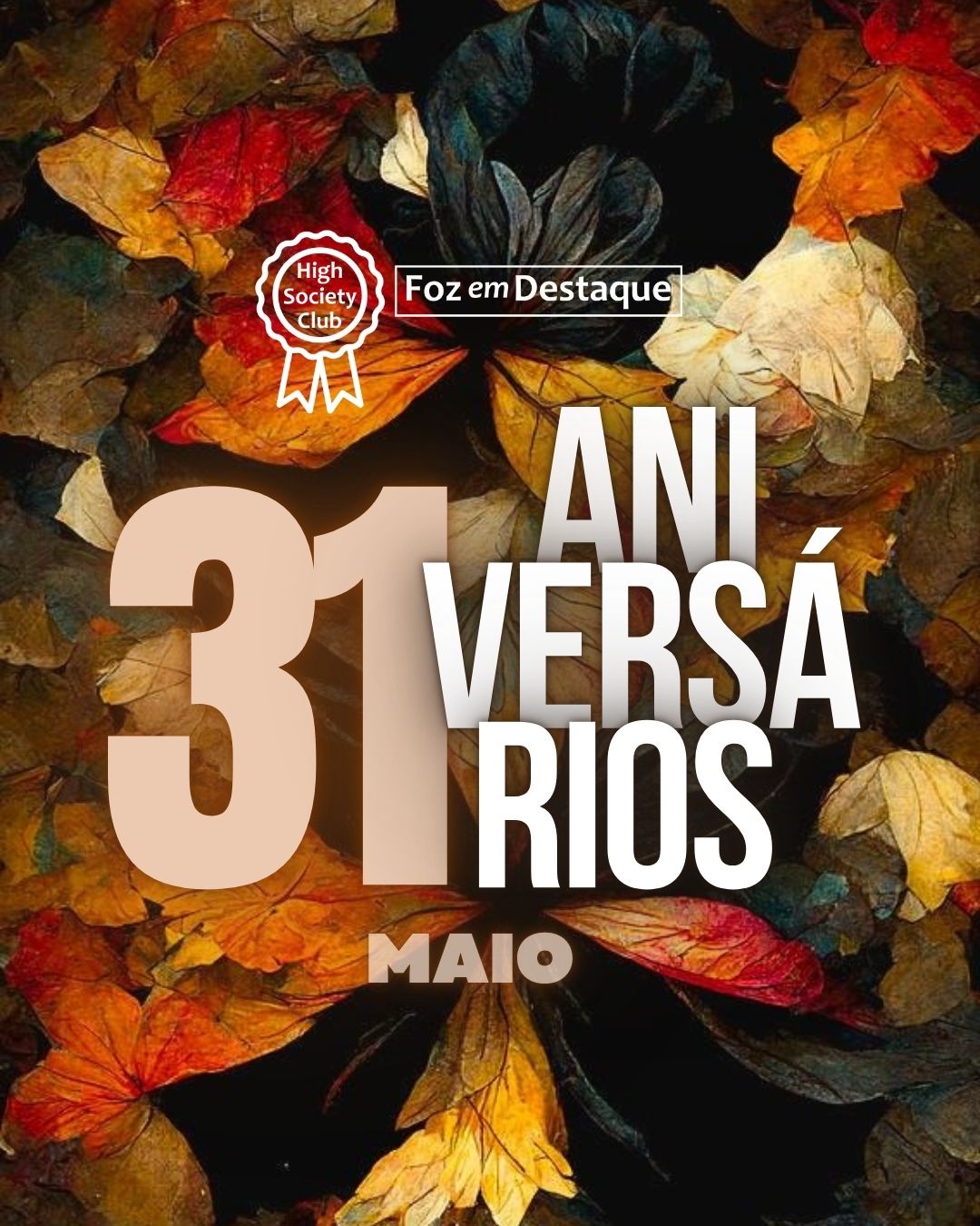 Aniversários 31 de Maio 2025 12