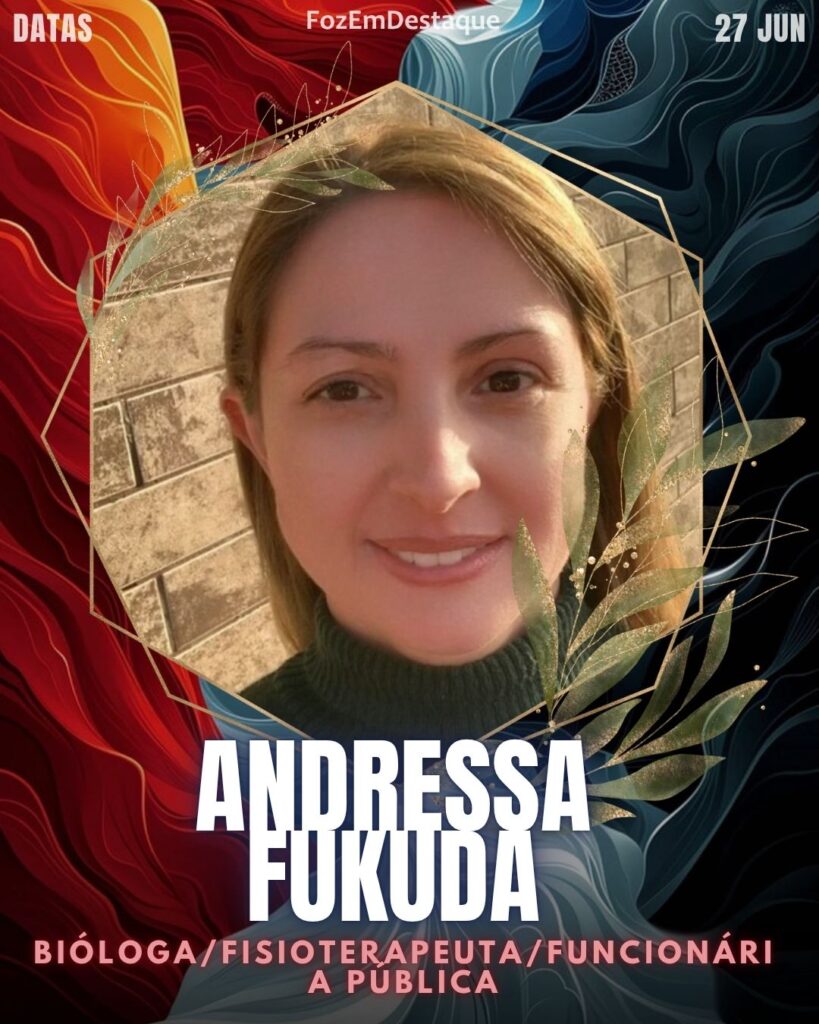 Andressa Fukuda - Bióloga, fisioterapeuta e servidora pública
Aniversariantes 27 de junho HighSocietyClub Foz em Destaque