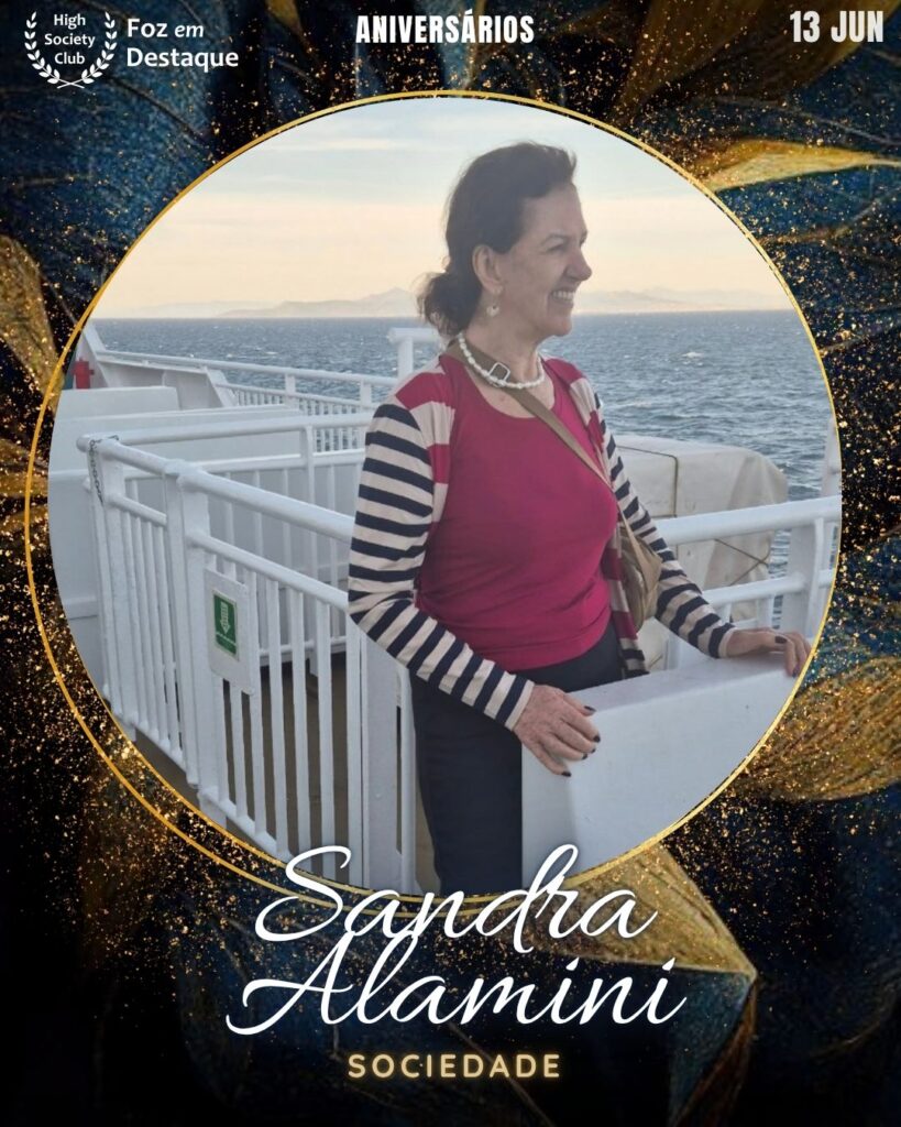 Sandra Alamini
Sociedade
Aniversários 13 de junho 2025