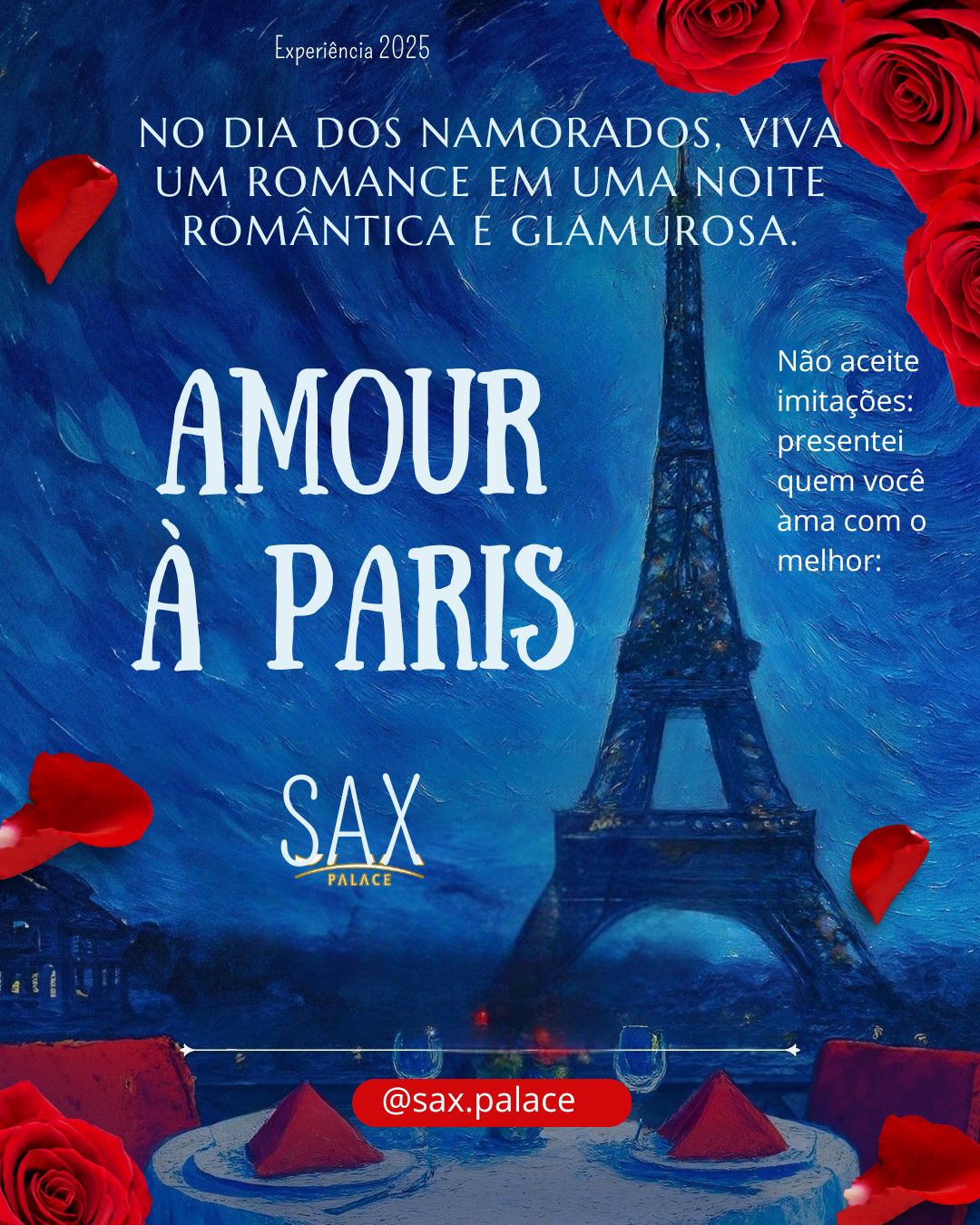 Amor a Paris no SAX Palace 2