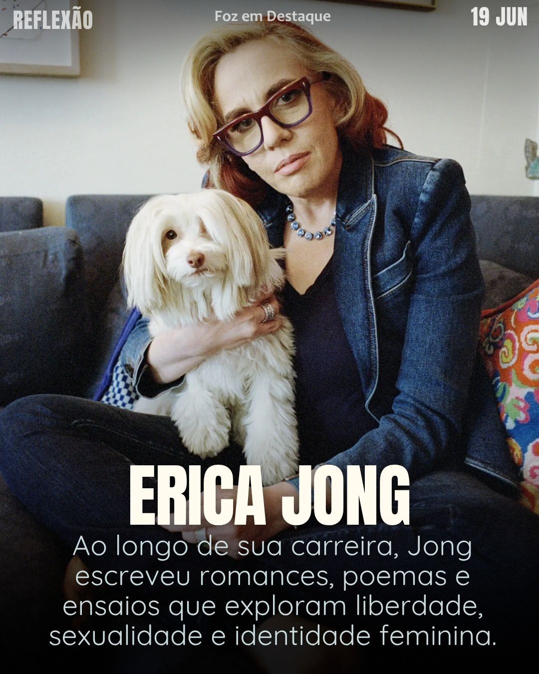 Reflexão Diária Erica Jong: Assuma a Responsabilidade pela Sua Vida 3