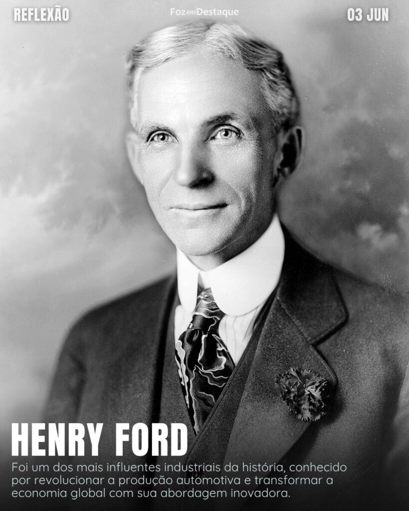 “Se você pensa que pode ou que não pode, você está certo.”
(Henry Ford)
Reflexão 03 de Junho 2025 Foz em Destaque “Sua Vida mais divertida”.