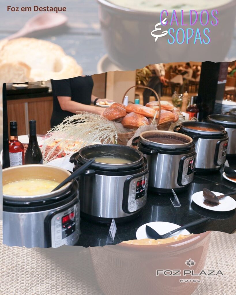 Caldos e Sopas no Foz Plaza