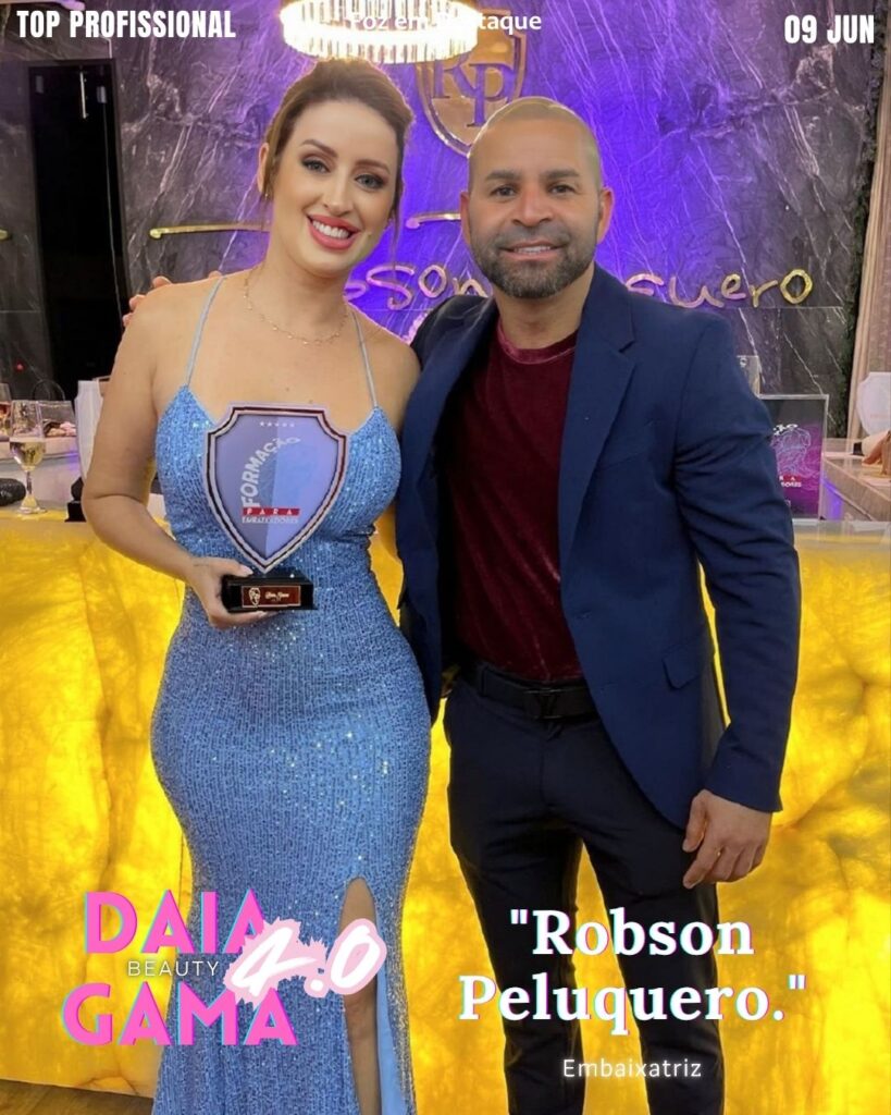 Aniversário Daia Gama Beauty 4.0 e 26 anos de carreira com Robson Peluquero