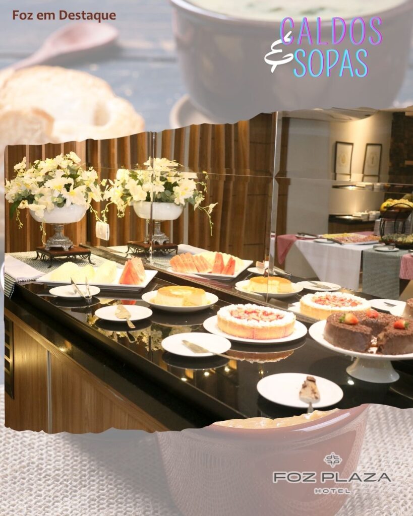 Caldos e Sopas no Foz Plaza JULYA BERNASK FOZ PLAZA HOTEL CERTAMES DE B ELEZA FOZ EM DESTAQUE
