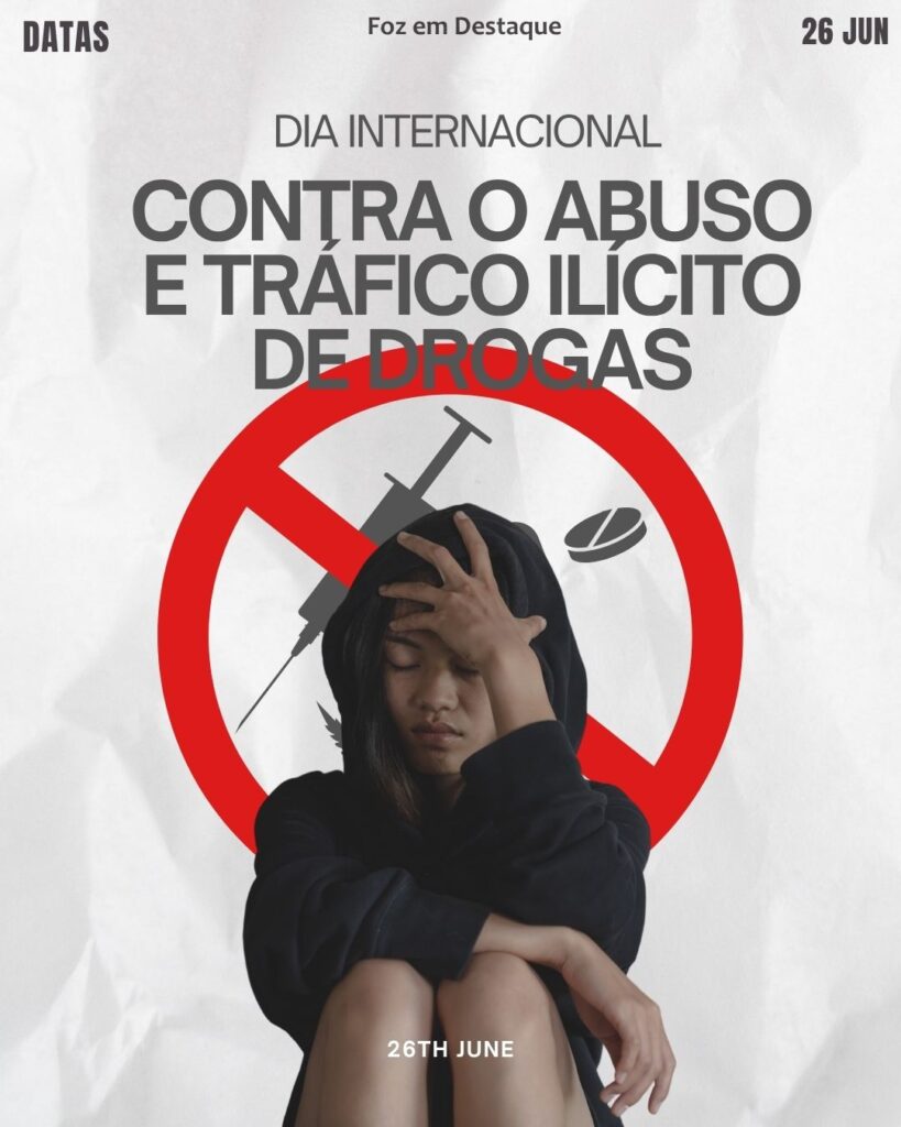 Dia Internacional contra o Abuso e Tráfico Ilícito de Drogas
Datas 26/06 : Busca e Salvamento, Tortura, Geografia e Drogas