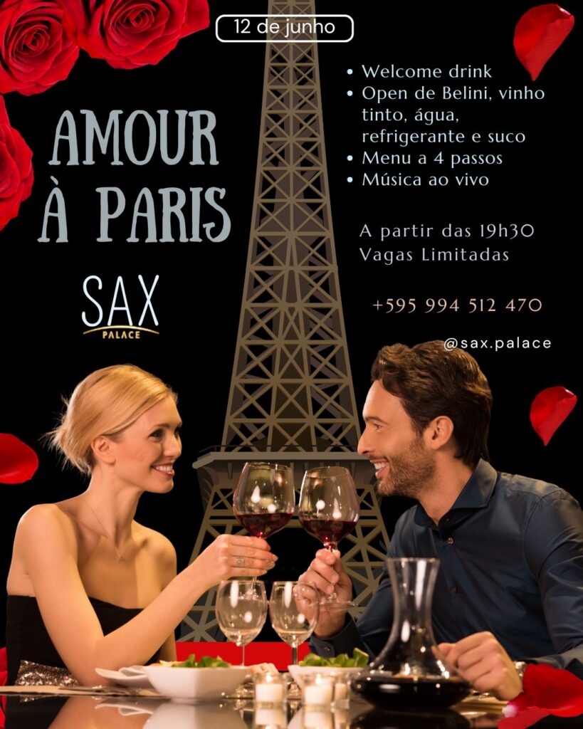 Amor a Paris no SAX Palace