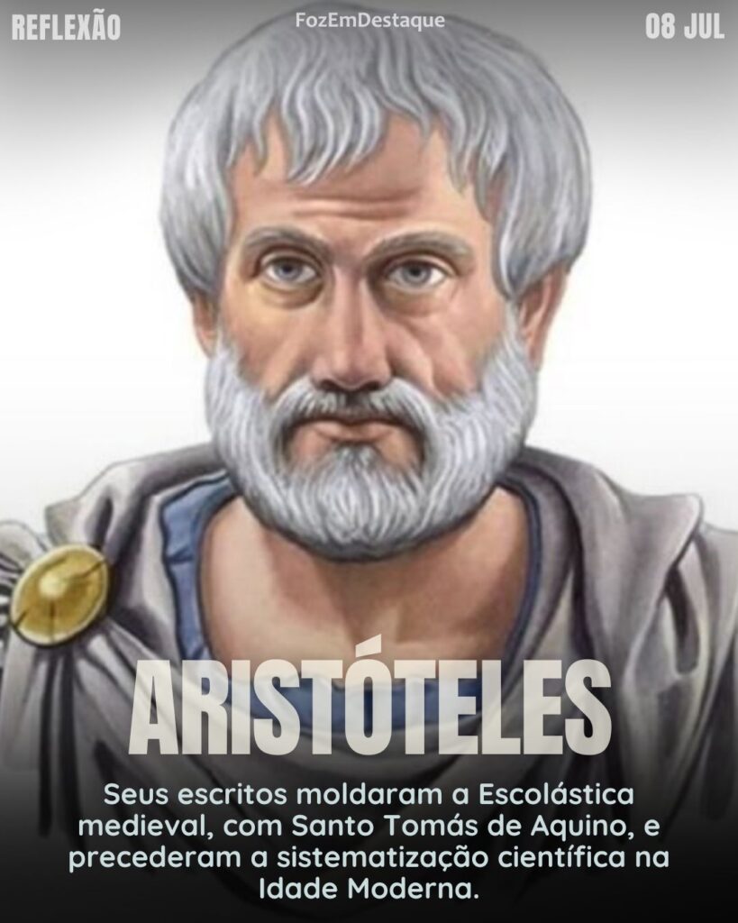 “Em primeiro lugar, tenha um ideal prático e definitivo; uma meta, um objetivo.
No segundo lugar, disponha dos meios necessários para atingir seus fins; sabedoria, dinheiro, materiais e métodos.
Em terceiro lugar, ajuste todos os meios para esse fim.”
– Aristóteles
ideal prático definitivo Aristóteles - Reflexão Foz em Destaque