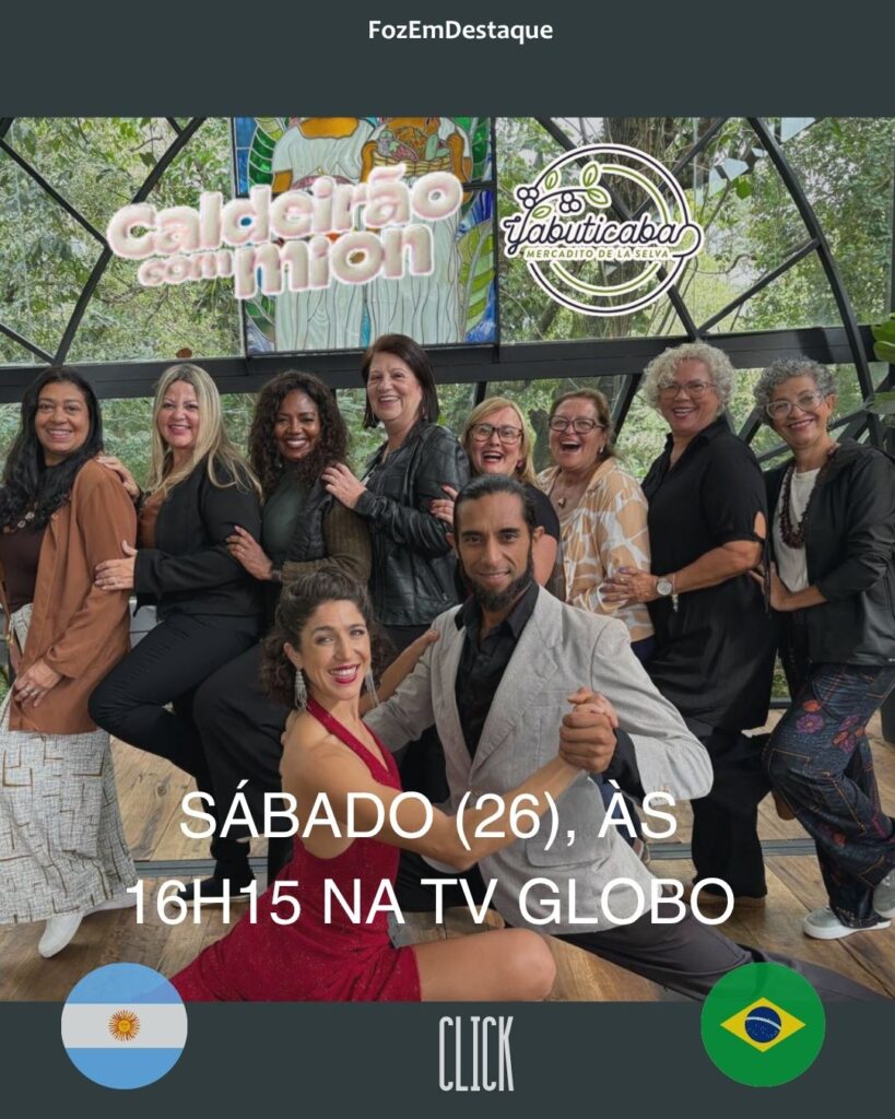 Apresentação de tango ao ar livre em Puerto Iguazu