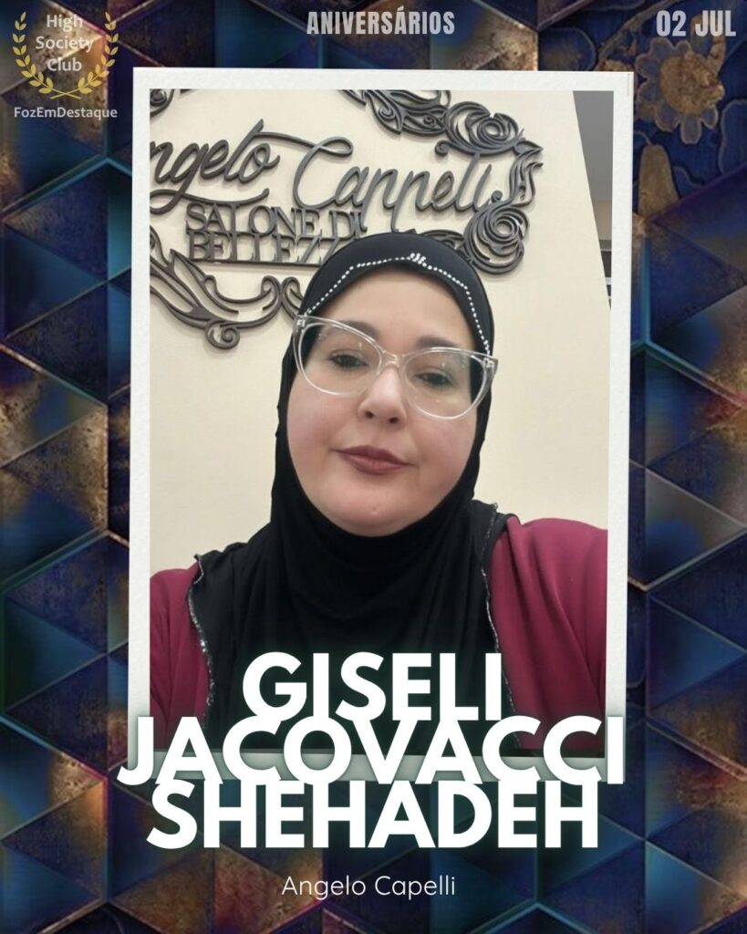 Giseli Jacovacci Shehadeh
aniversariantes 02 de julho 2025