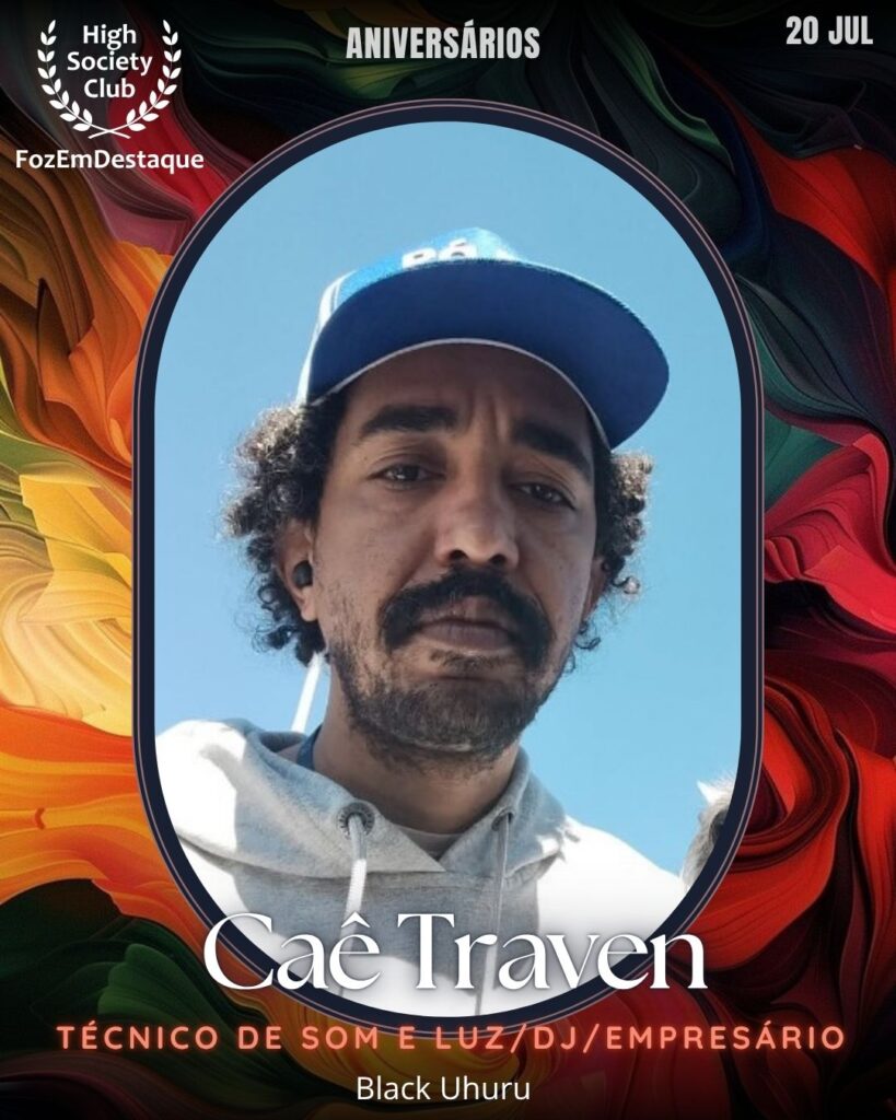 Caê Traven
Técnico De Som E Luz/Dj/Empresário Black Uhuru