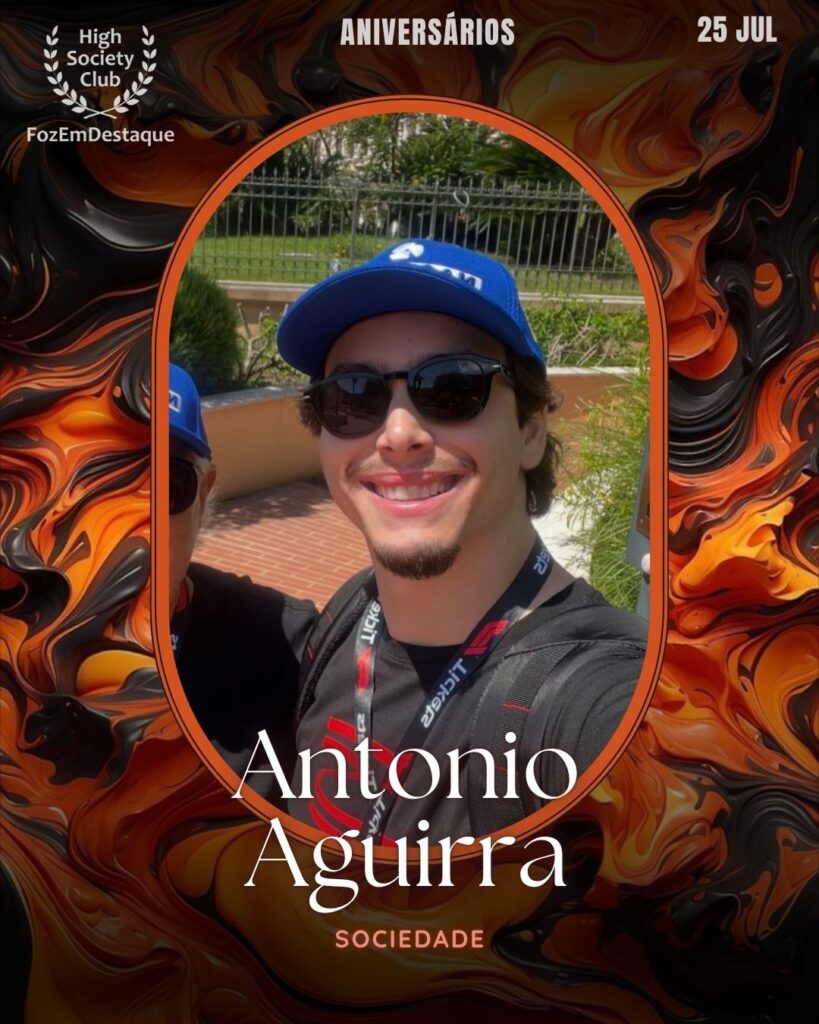Antonio Aguirra
Sociedade
Aniversariantes 25 julho