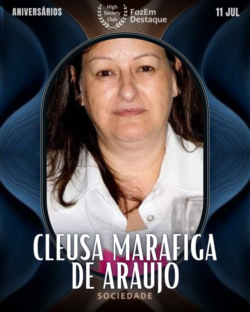 Aniversariantes 11 de Julho