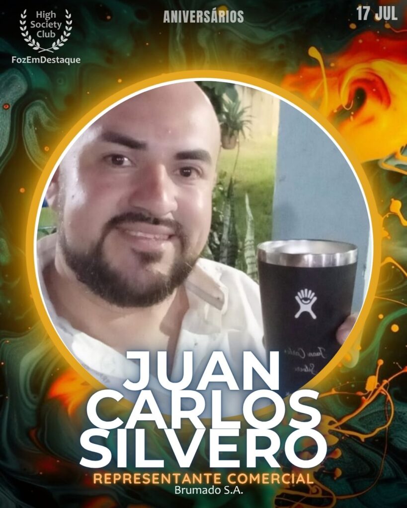 Juan Carlos Silvero
Aniversariantes High Society Club Foz
