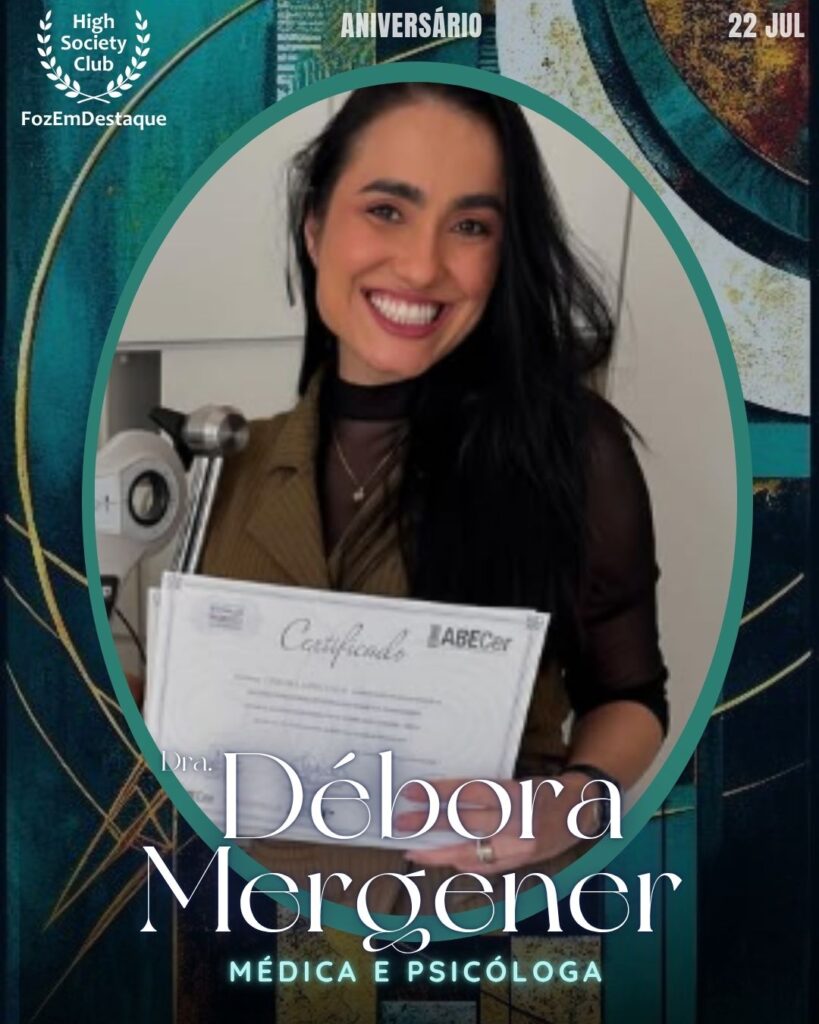 Dra. Débora Mergener
Médica E Psicóloga
Especialista em Perícia Médica e Saúde Mental